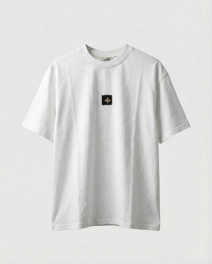 T-shirt WASH LOGO PATCH WHITE