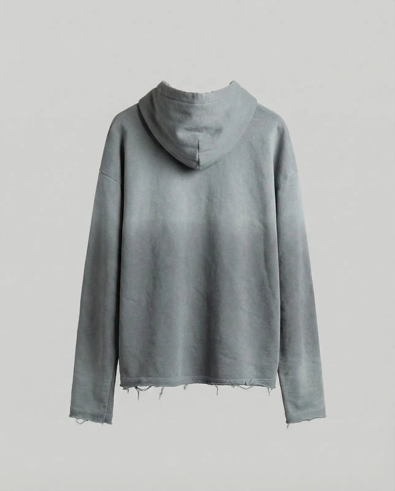 Sweatshirt - logo campy GRAY frayed ends