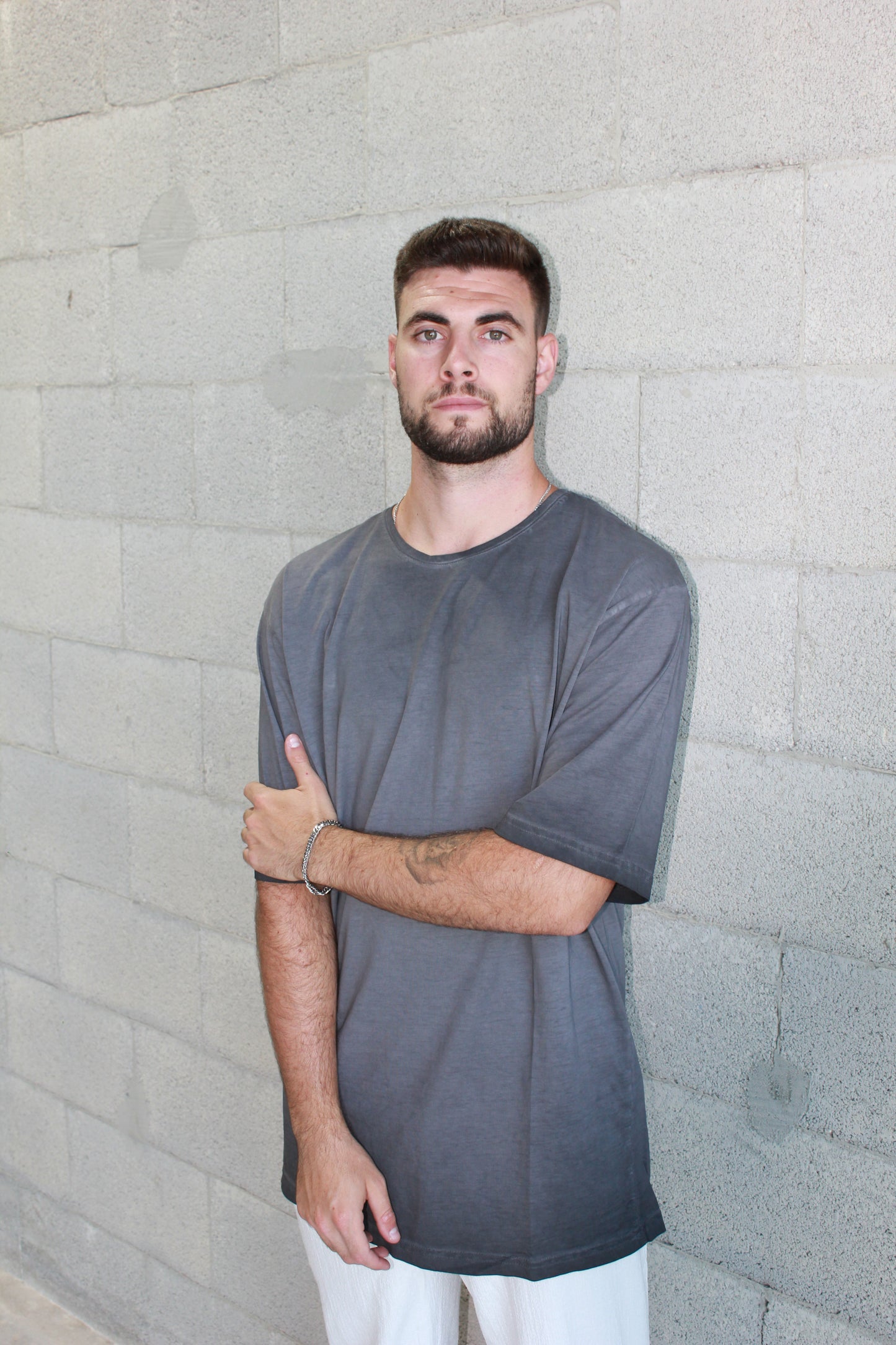 T-Shirt - Shadow Fade Thin collar