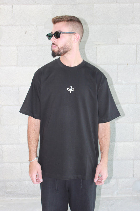 T-shirt Campy Logo - Black White