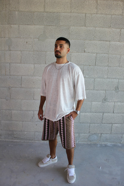 Short - Tribal Mocha Knit