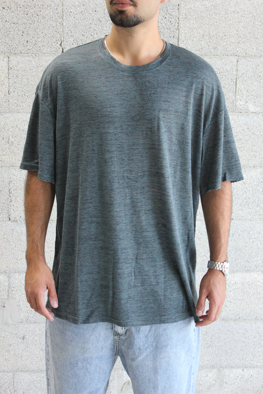 T-Shirt - Oversized Gray Clouds