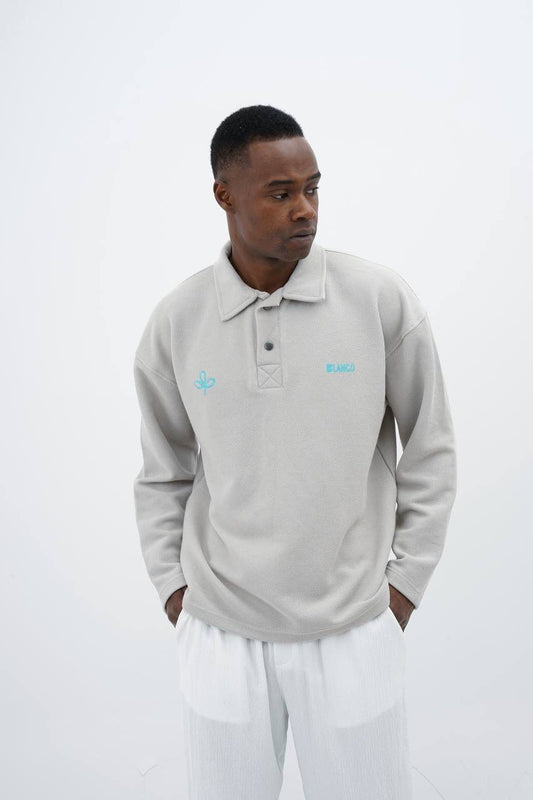 Sweatshirt - Minimalistic Polo Blanco