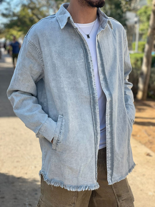 Jacket - Fray Luxe Wash Grey