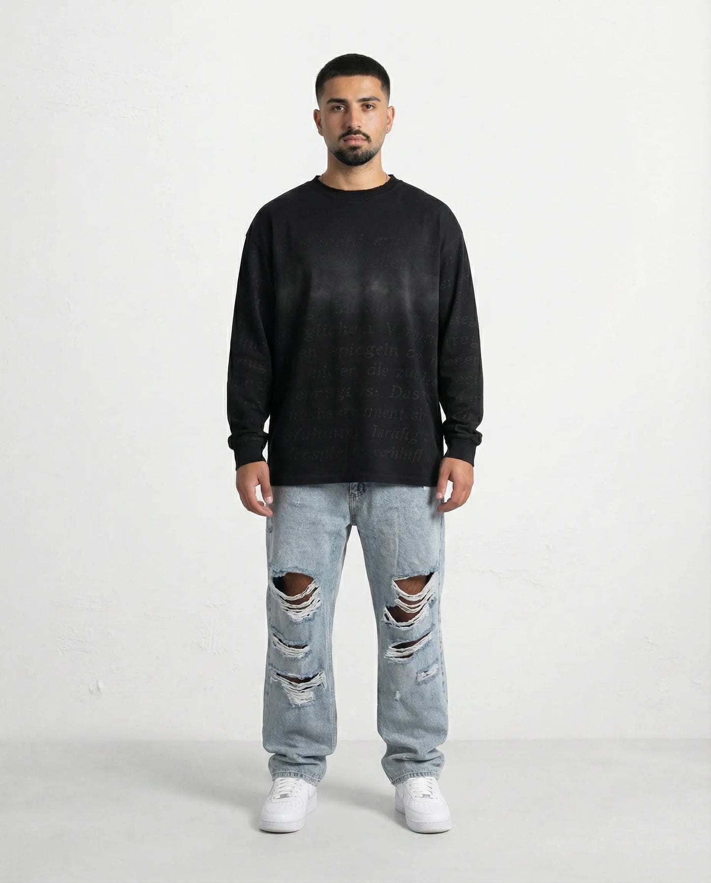 OVERSIZE LOGO STREET STYLE BLACK