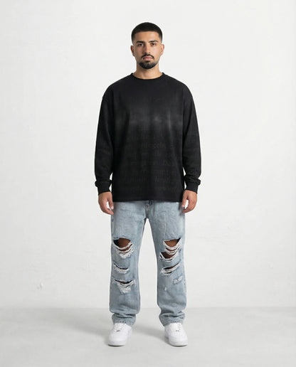 OVERSIZE LOGO STREET STYLE BLACK