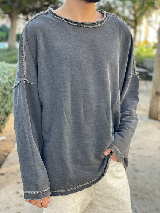 Sweatshirt - Washed Vintage Oversize