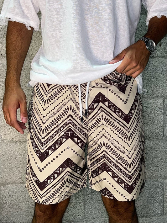 Zigzag Cream - Swimsuit