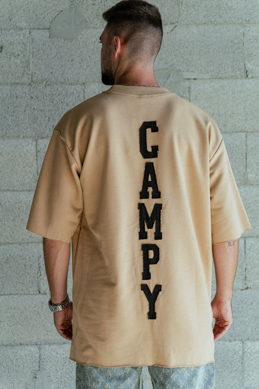 T-shirt CAMPY VERTICAL Beige