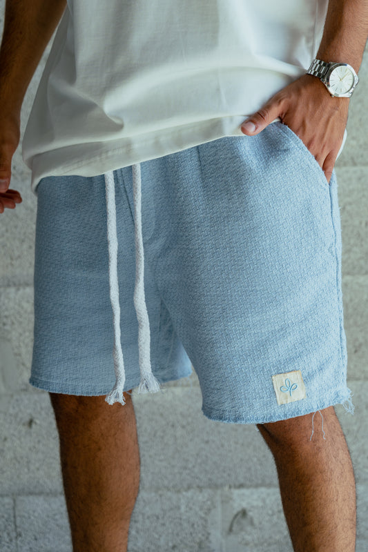 Short - light blue Back pocket