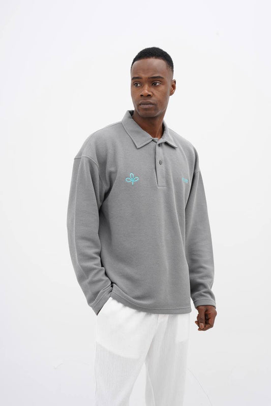 Sweatshirt - Minimalistic Polo Blanco