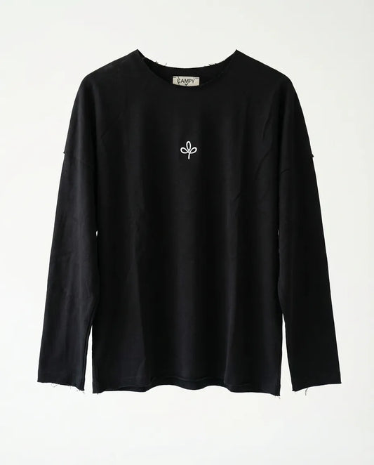 SHIRT LOGO CAMPY BLACK