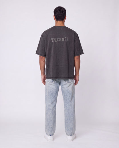 T-shirt- Oversize OverLock Gray