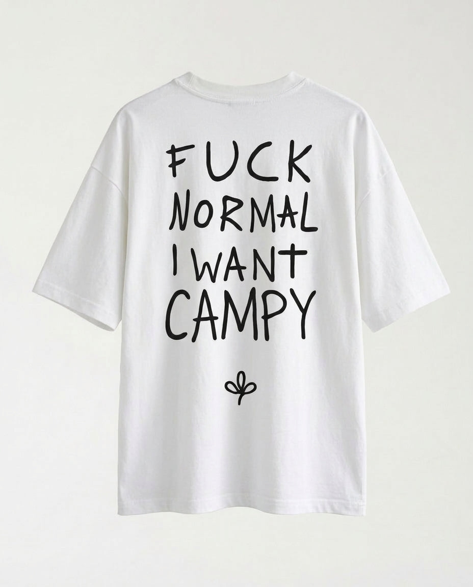 T-shirt FUCK NORMAL Black