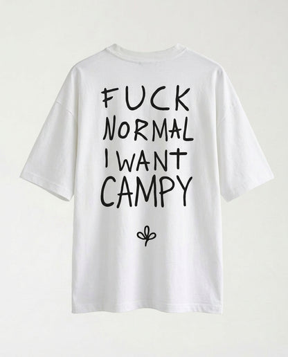 T-shirt FUCK NORMAL Black