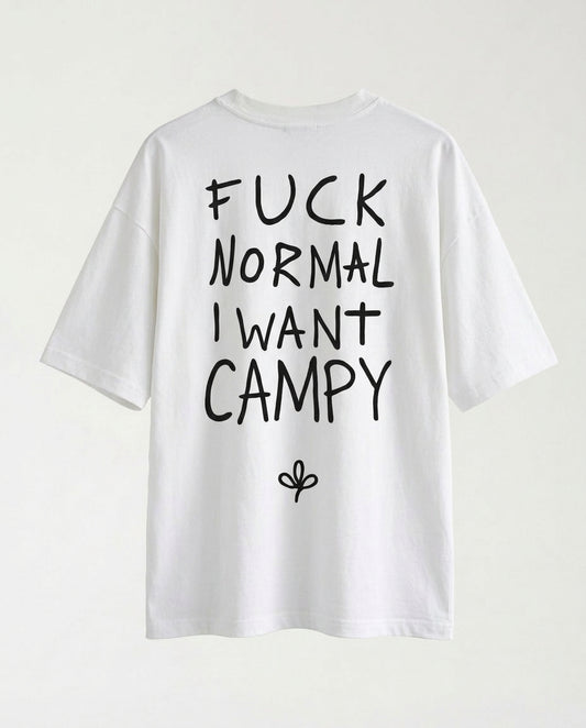 T-shirt FUCK NORMAL Black