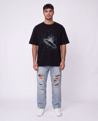 T-shirt- Oversize Space Black