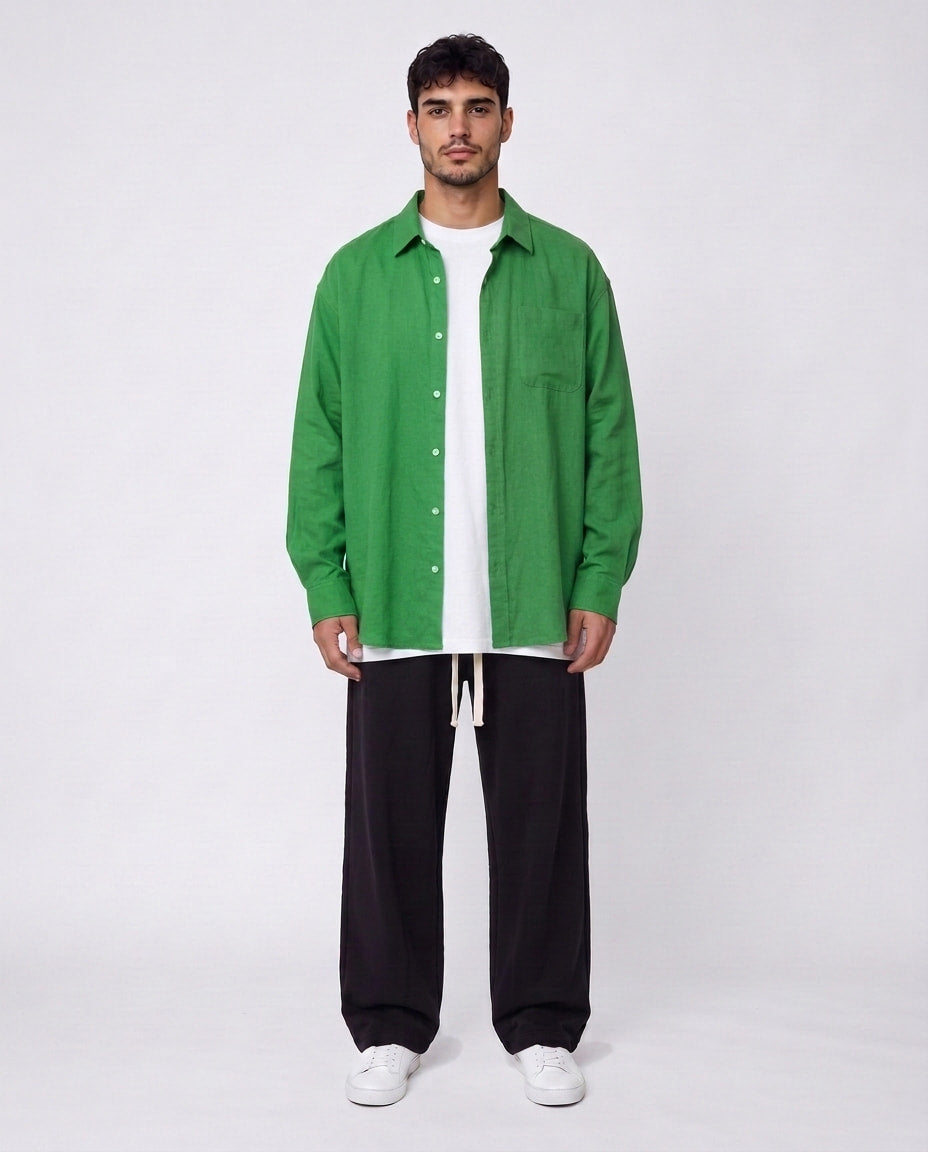 Shirt- Ora Green