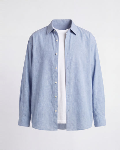 Shirt Oversize- FO Blue