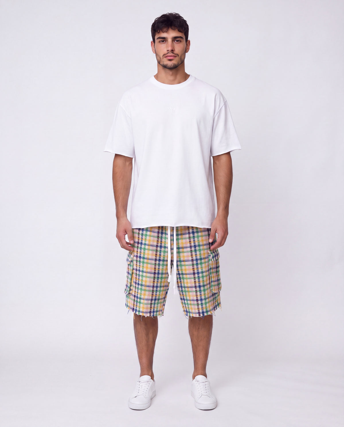 Short - Plaid Rainbow