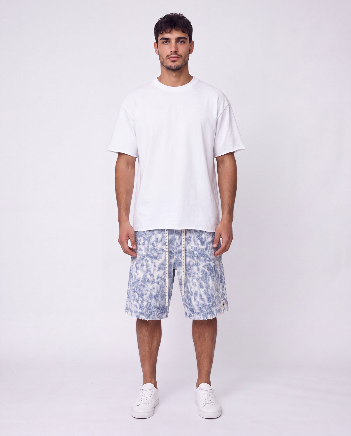 Short - Jeans Pastel B&W