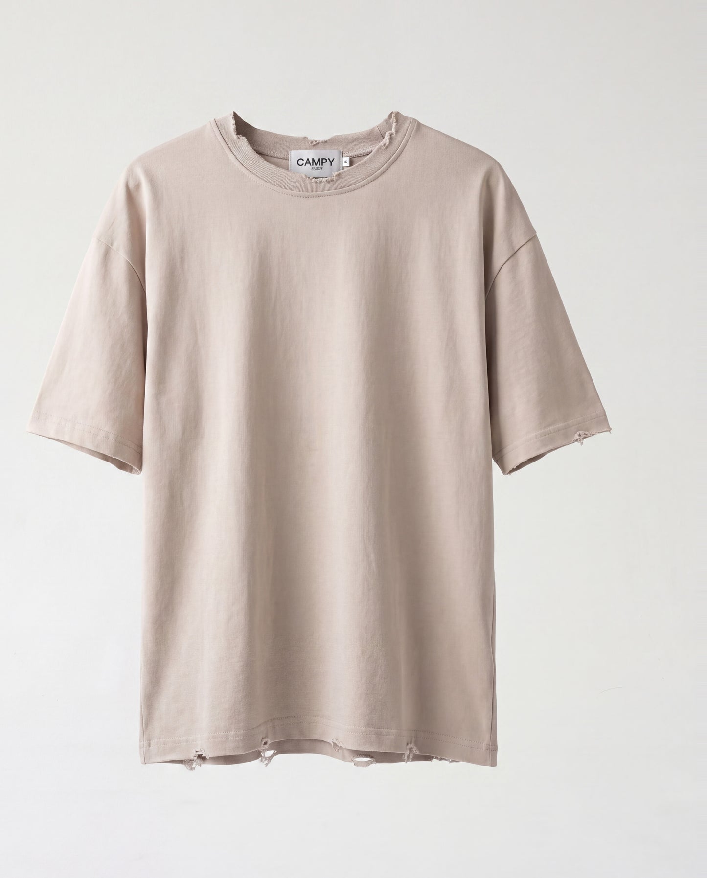 T-shirt Liam's linen rips Beige Pro