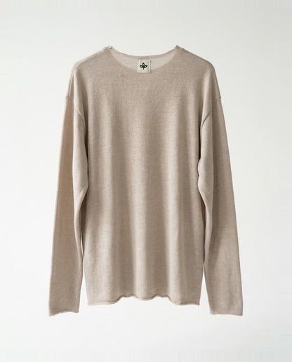 Long shirt- Liam Open Beige