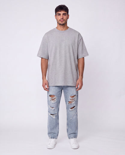 T-shirt- Oversize Flok Gray