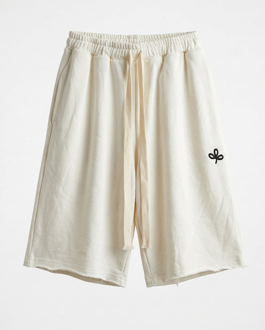 Short - Raw Edge White