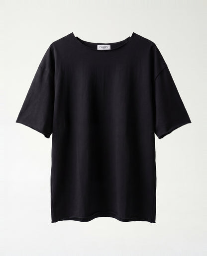 T-shirt- Oversize French teri Black