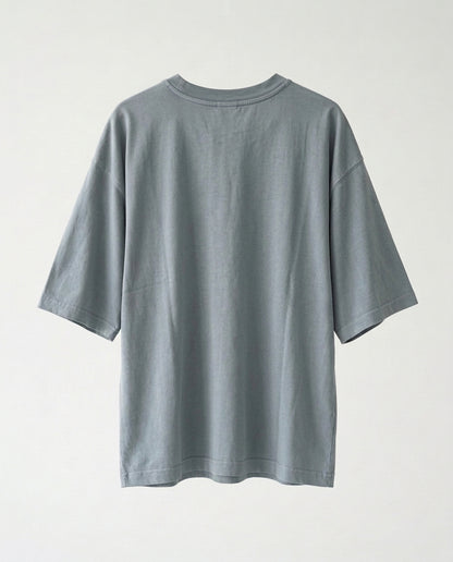 T-shirt- Oversize Wash Patch Blue