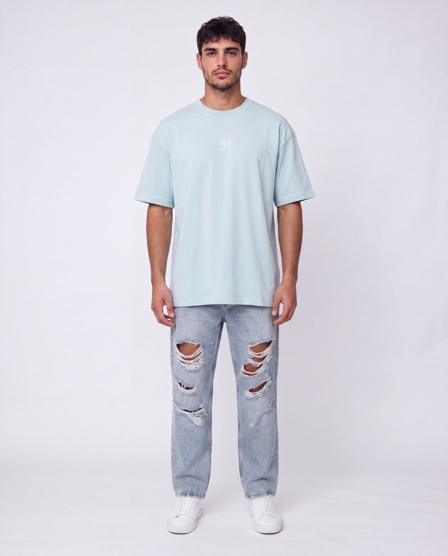 T-shirt- Oversize 00 Light Blue
