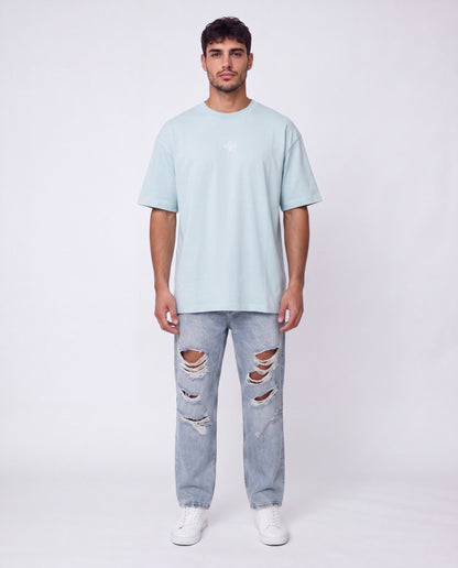 T-shirt- Oversize 00 Light Blue