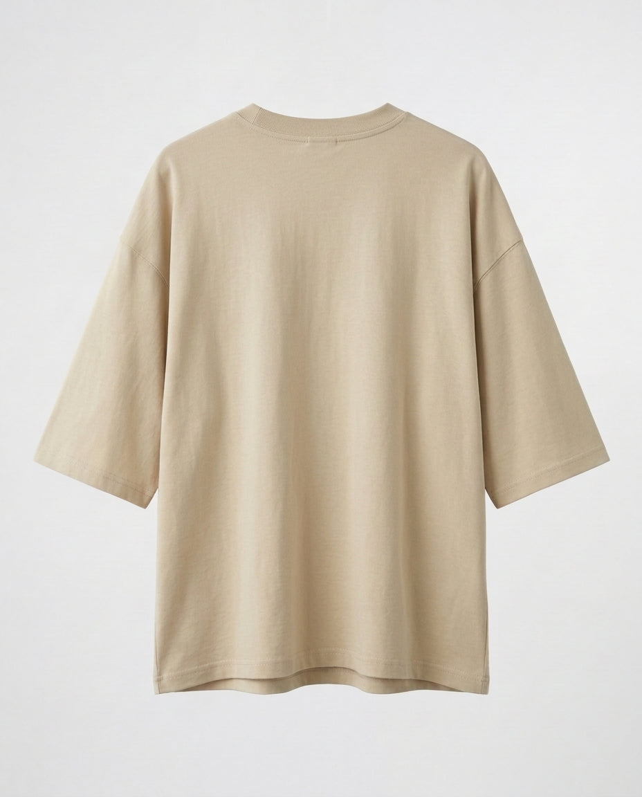 T-shirt- Campy Plain Beige