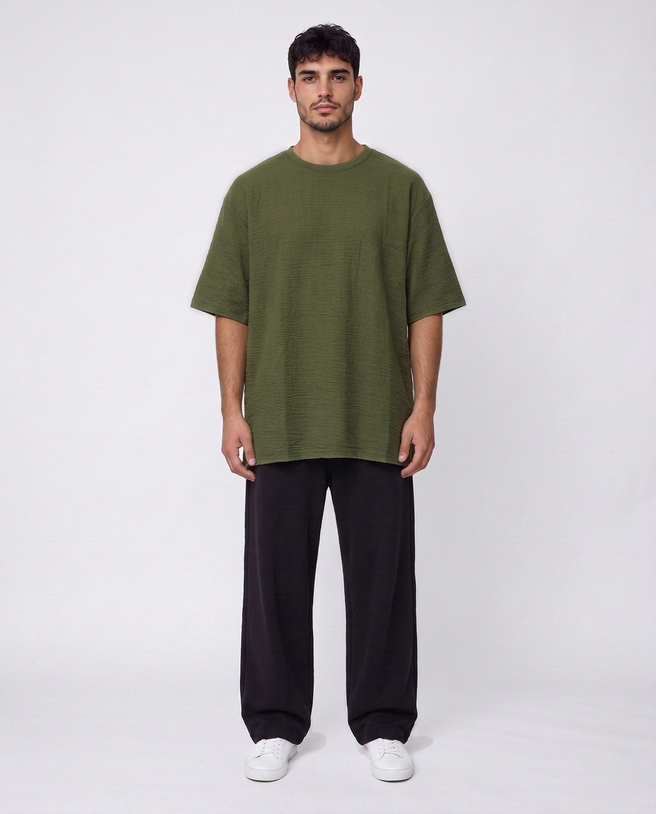 T-shirt- Campy Plain Green