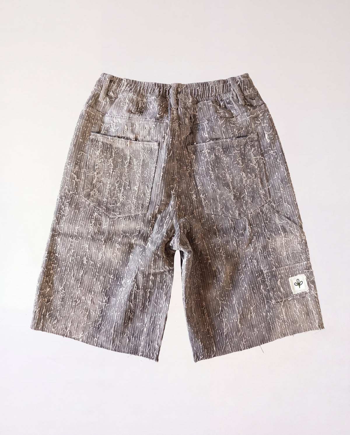 Short - Jeans Pastel Gray