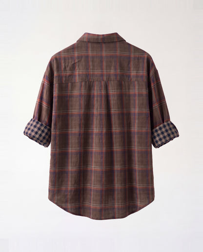 Shirt- Twist BROWN
