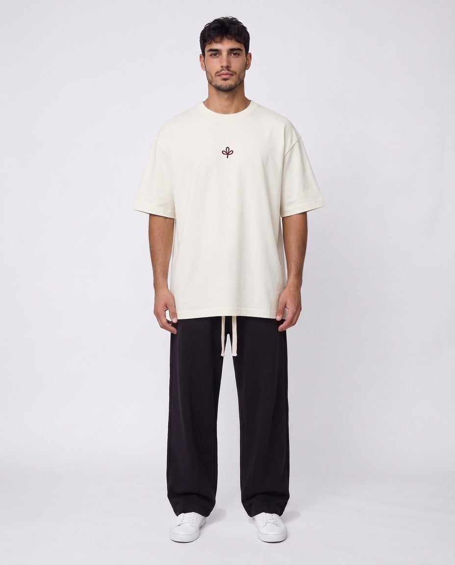 T-shirt FUCK NORMAL Bordo