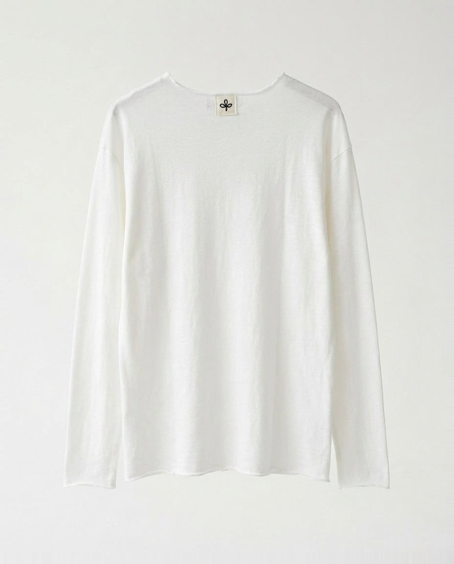 Long shirt- Liam Open White