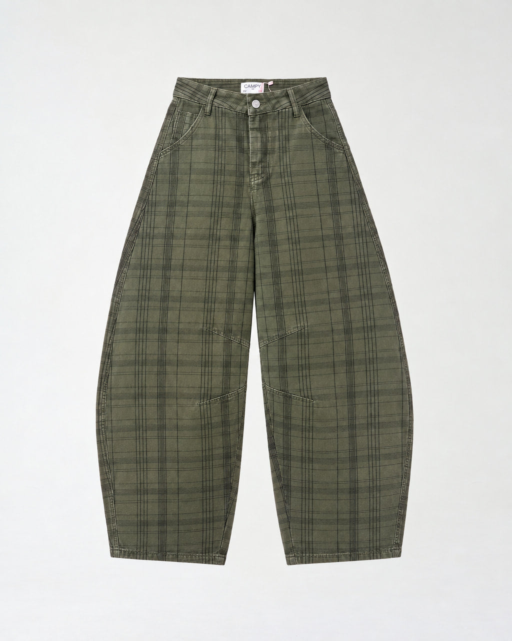 Pants- Circus Squares Green