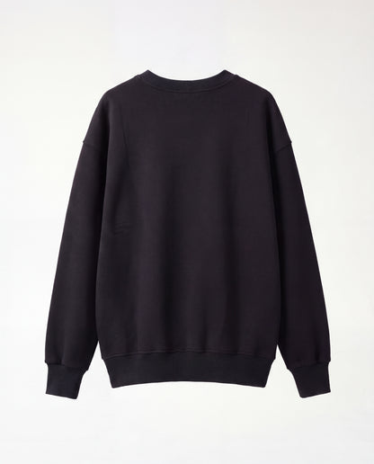 Sweatshirt - Plain Black