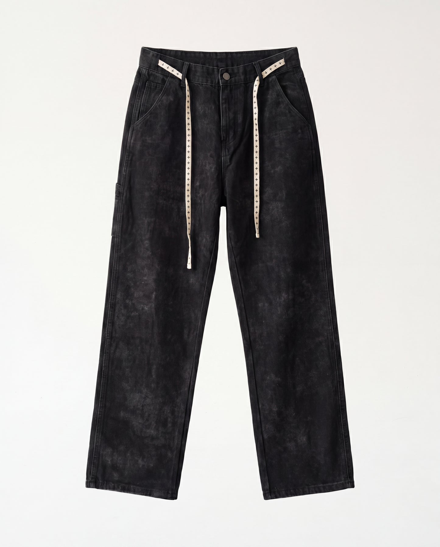 Jeans -  Baggy Faded B