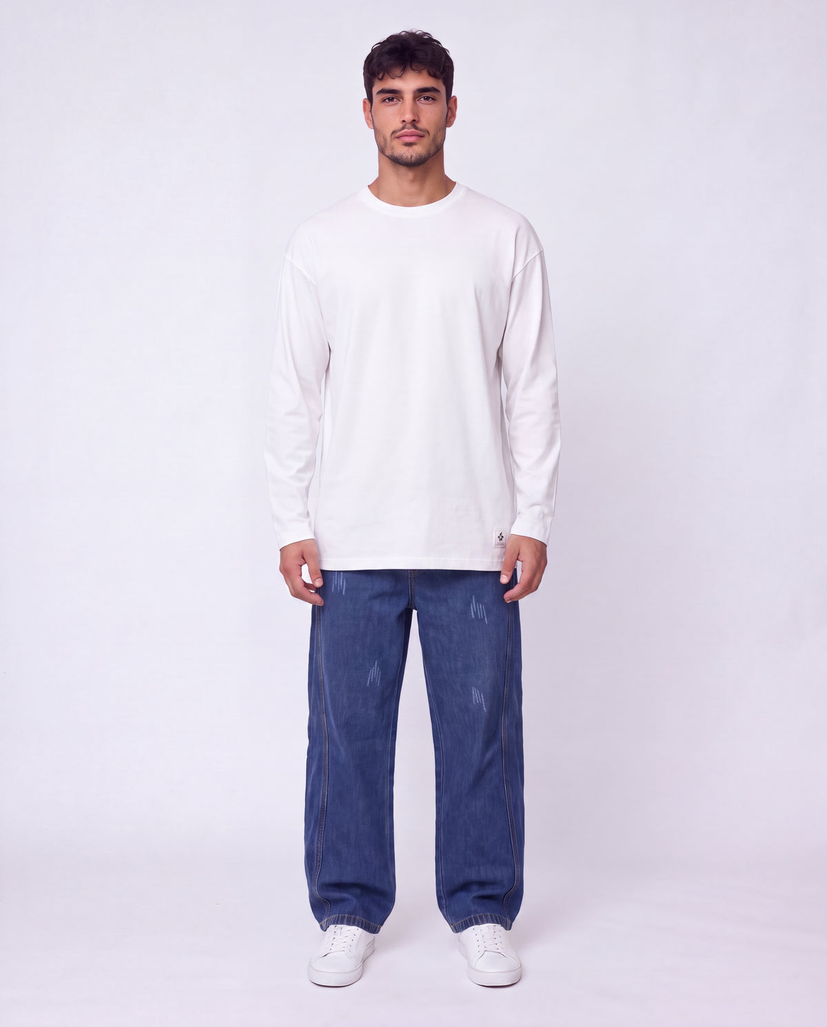 Jeans- Oversize Casual Blue