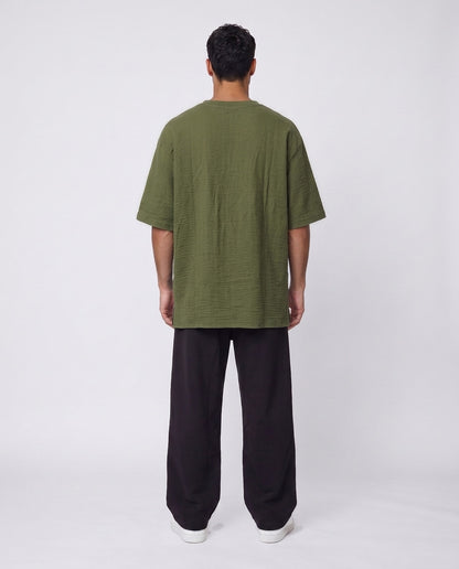T-shirt- Campy Plain Green