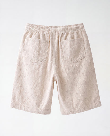Short - Jeans Plusim Beige Dots