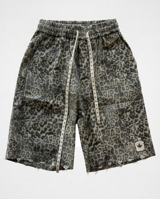 Short - Jeans 00 Leopard