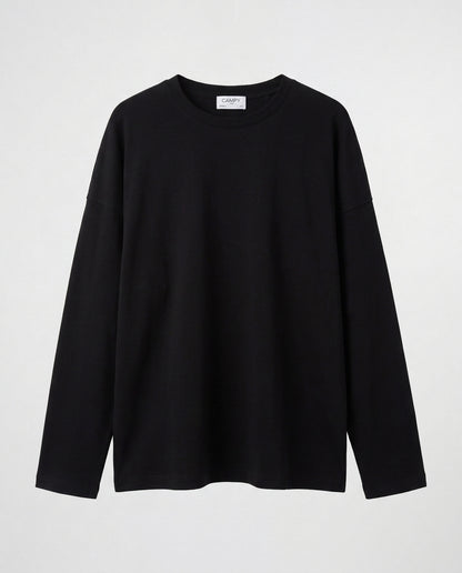 SHIRT- Raw Edge Black