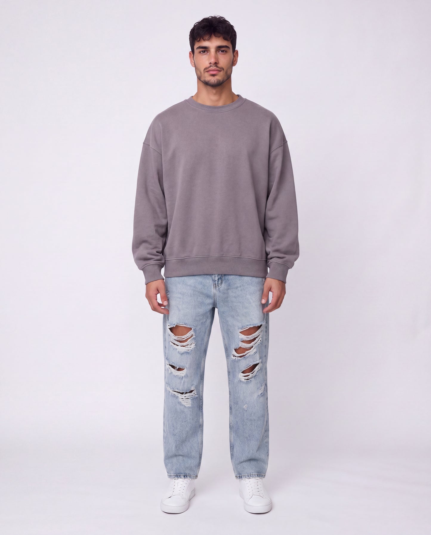 Sweatshirt - Plain Gray