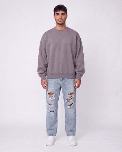 Sweatshirt - Plain Gray