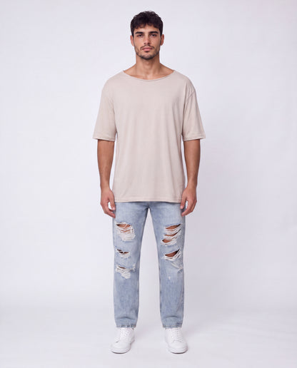 T-shirt- Oversize Lior Beige